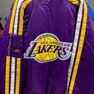 Reversible LA Lakers Bomber Jacket